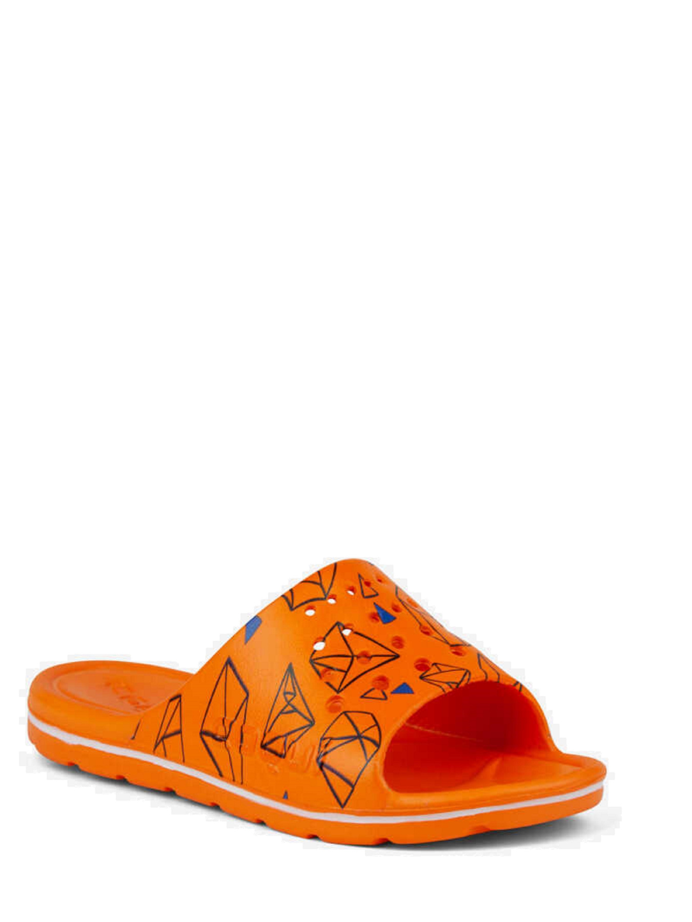 Шлепанцы COQUI модель 6375Dk.orange_geometric Фото
