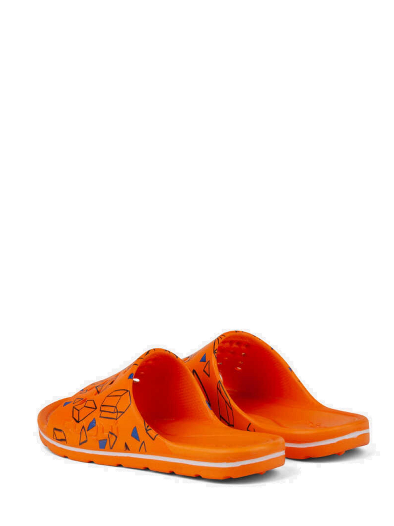 Шлепанцы COQUI модель 6375Dk.orange_geometric Фото