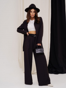 Деловой костюм ISSA Plus модель 12932_black Фото