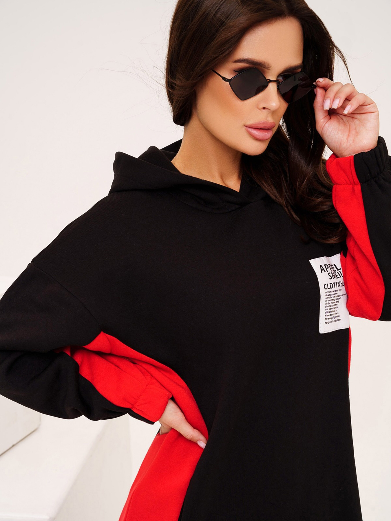 Платье миди ISSA Plus модель 13529_black Фото