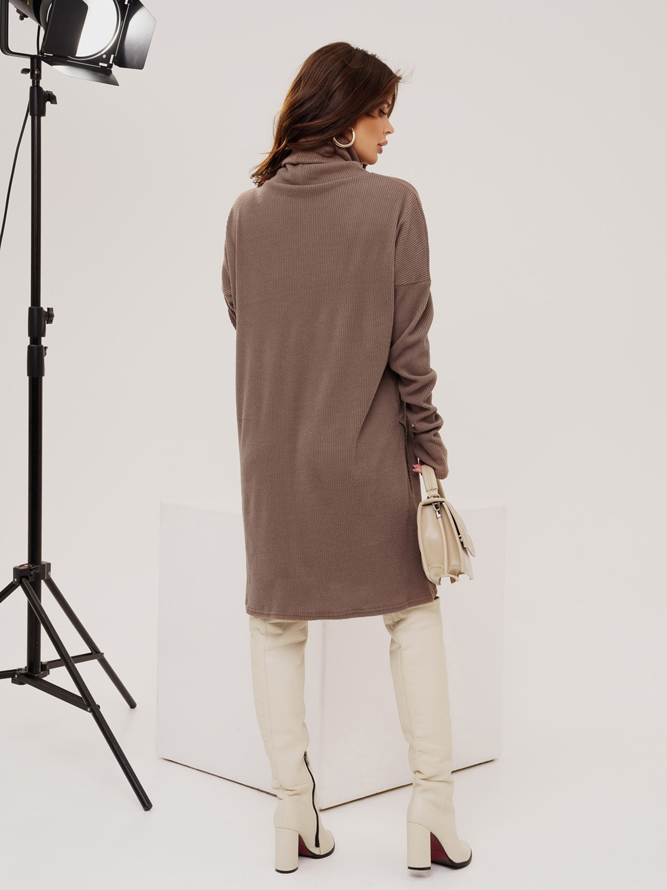 Платье мини ISSA Plus модель 13530_brown Фото