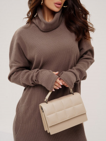 Платье мини ISSA Plus модель 13530_brown Фото