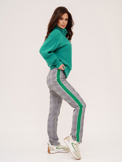 Костюм ISSA Plus модель 13531_greengrey — фото - INTERTOP