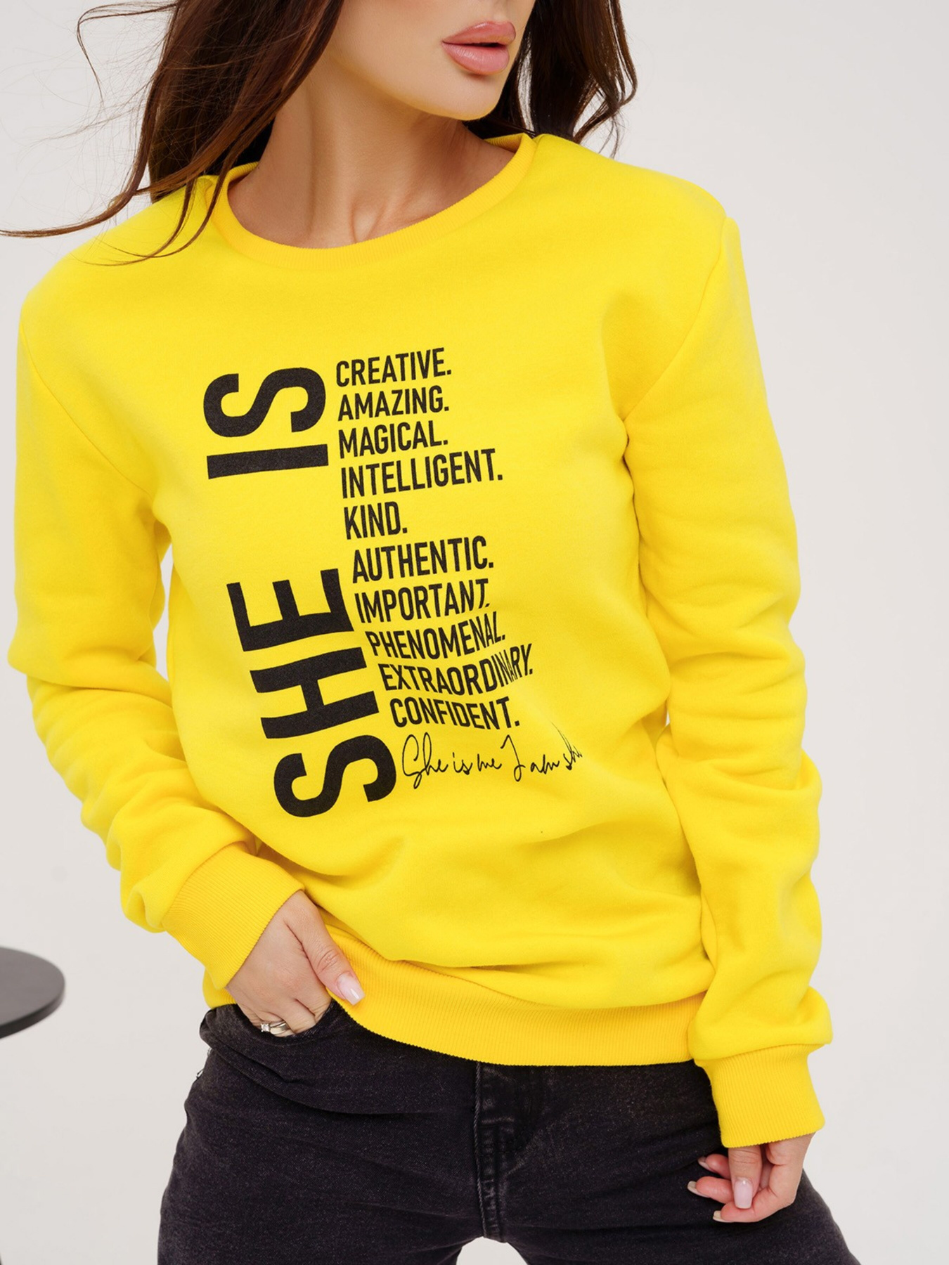 Свитшот ISSA Plus модель 13535_yellow Фото