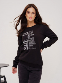 Свитшот ISSA Plus модель 13535_black Фото