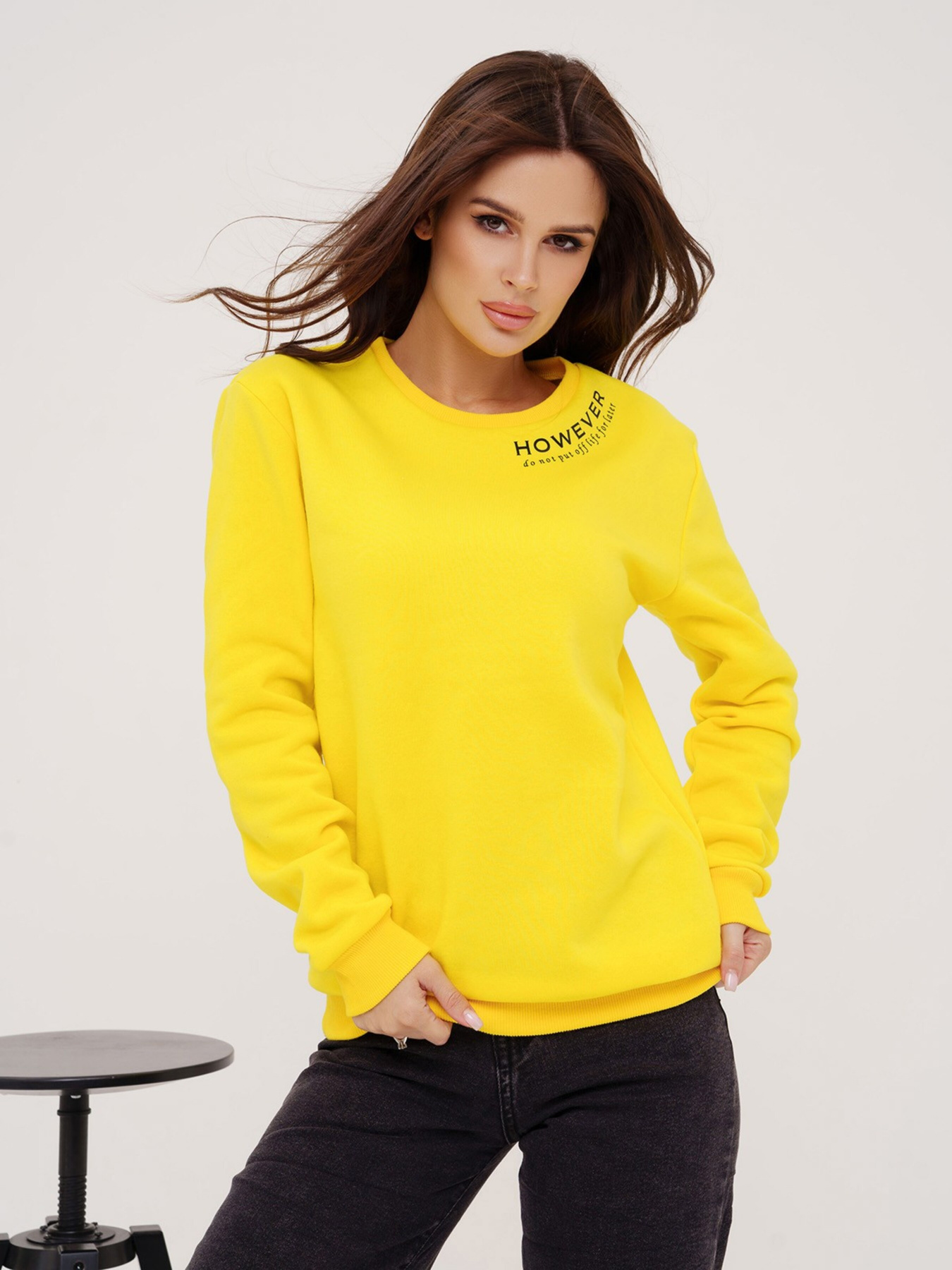 Свитшот ISSA Plus модель 13537_yellow Фото