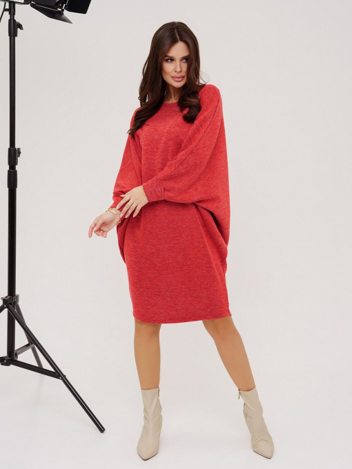 Сукня міні ISSA Plus модель 13546_red Фото