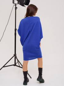 Сукня міні ISSA Plus модель 13546_blue Фото