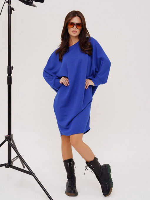 Сукня міні ISSA Plus модель 13546_blue Фото