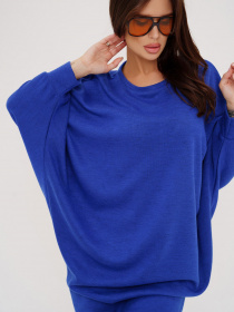 Сукня міні ISSA Plus модель 13546_blue Фото