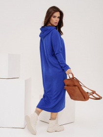 Сукня міді ISSA Plus модель 13547_blue Фото