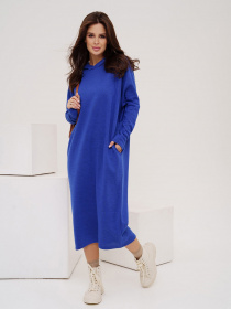 Сукня міді ISSA Plus модель 13547_blue Фото