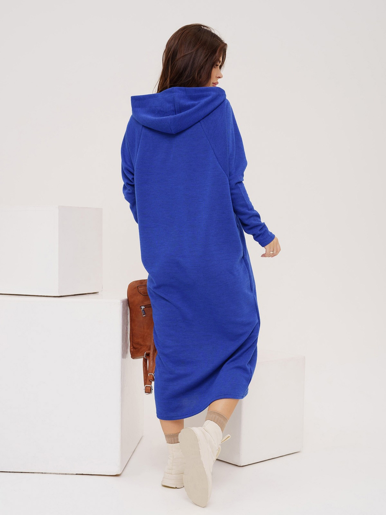 Платье миди ISSA Plus модель 13547_blue Фото