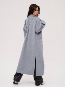 Пальто ISSA Plus модель 13549_grey Фото