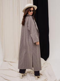 Пальто ISSA Plus модель 13550_grey Фото