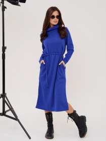 Платье миди ISSA Plus модель 13552_blue Фото