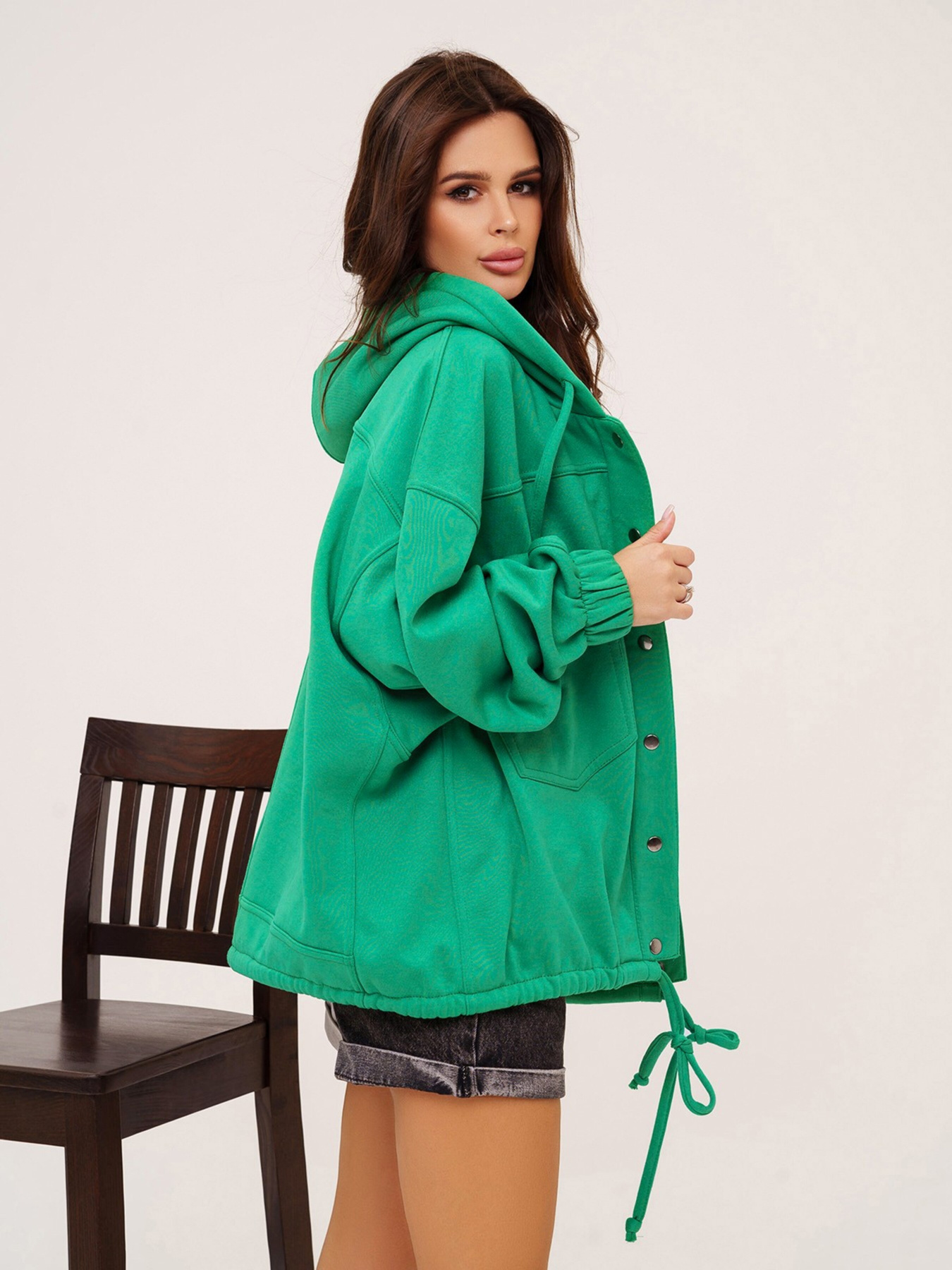 Кофта ISSA Plus модель 13554_green Фото