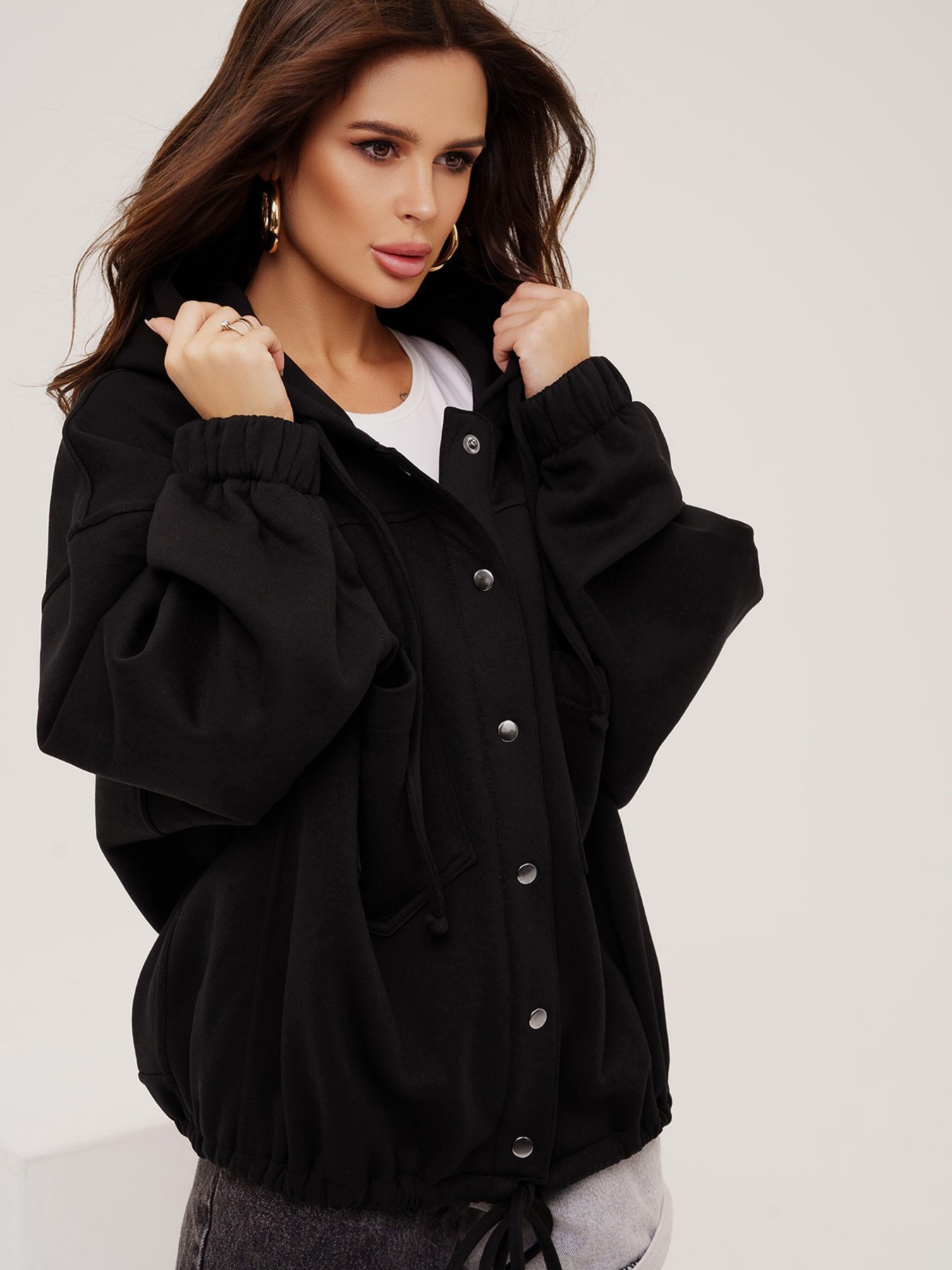 Кофта ISSA Plus модель 13554_black Фото