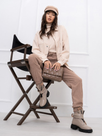 Ботинки ISSA Plus модель OB2-112_beige Фото