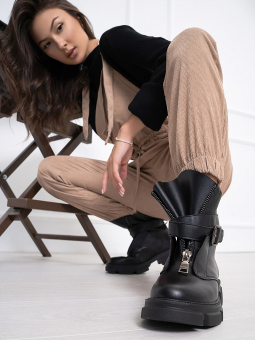 Черевики ISSA Plus модель OB2-112_black Фото