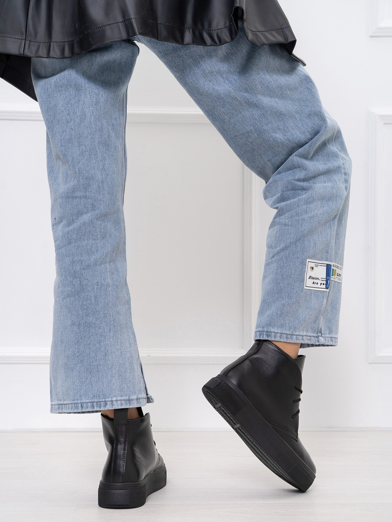 Ботинки ISSA Plus модель OB2-113_black Фото