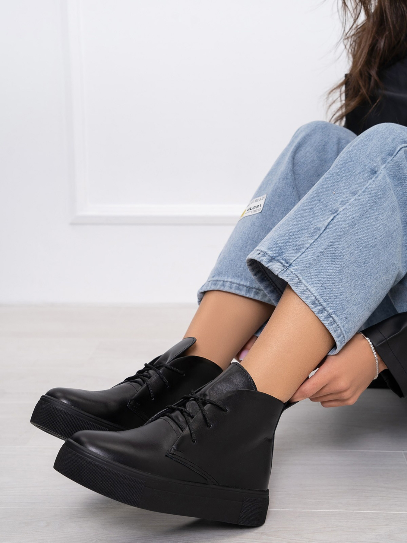 Черевики ISSA Plus модель OB2-113_black Фото