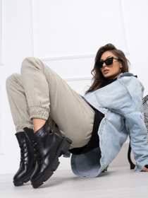 Черевики ISSA Plus модель OB2-119_black Фото