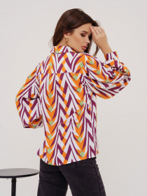 Сорочка повсякденна ISSA Plus модель SA-423_burgundy Фото