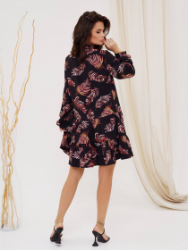 Платье мини ISSA Plus модель SA-424_multicolor Фото