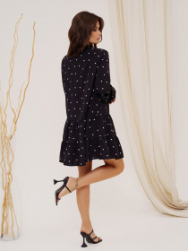 Платье мини ISSA Plus модель SA-424_black Фото