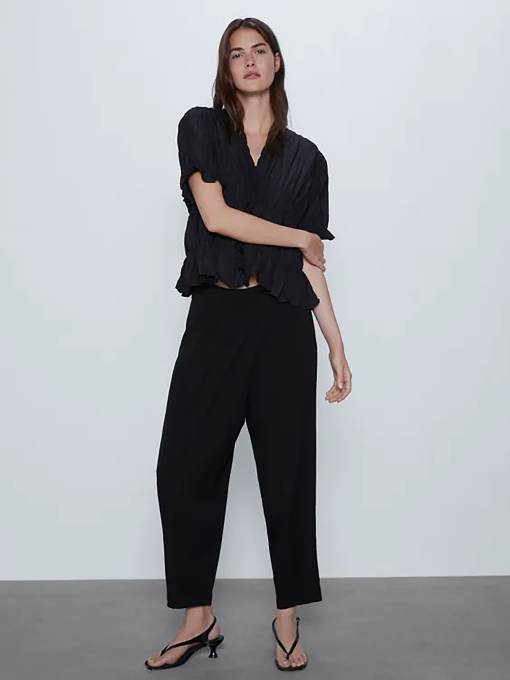 Брюки повседневные ZARA модель 65154 Фото