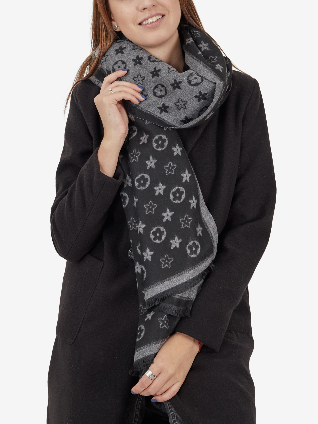 Шарф Regina Notte модель 4000000174699 Шарф Regina Notte модель 4000000174699 Фото