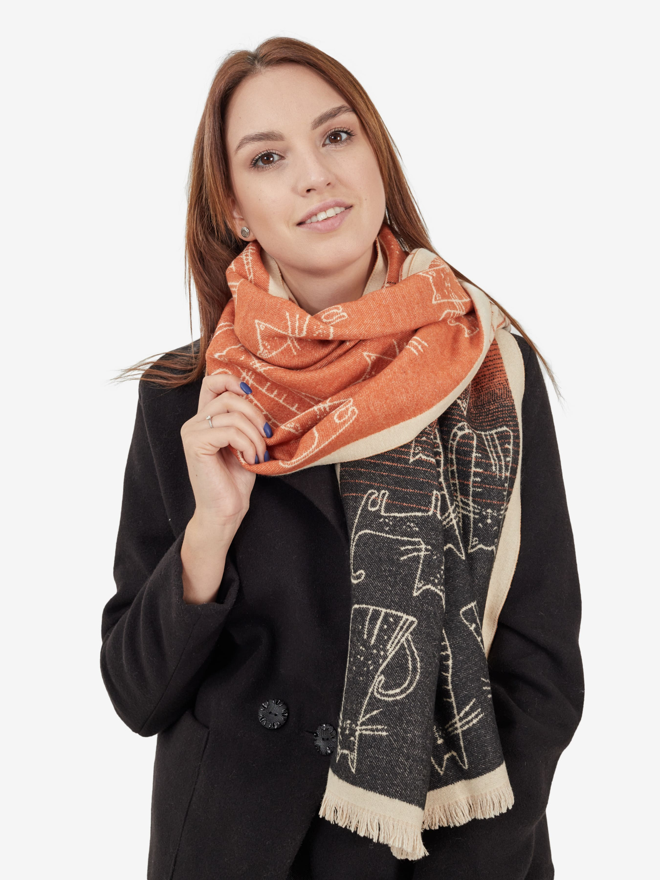 Шарф Regina Notte модель 4000000156668 Фото