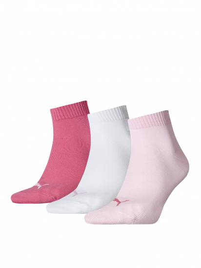 Набор носков PUMA Unisex Quarter Plain 3p модель 906978 - фото