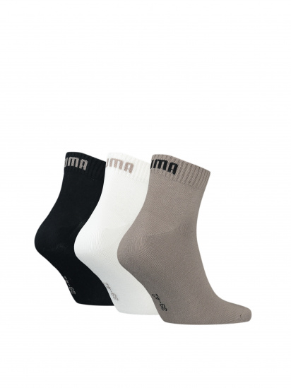 Набор носков PUMA Unisex Quarter Plain 3P модель 906978 — фото - INTERTOP