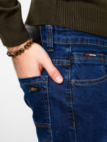 Завужені джинси ISSA Plus модель GN4-44_blue Фото