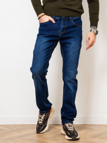 Зауженные джинсы ISSA Plus модель GN4-44_blue Зауженные джинсы ISSA Plus модель GN4-44_blue Фото