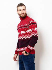 Водолазка ISSA Plus модель GN4-51_red Водолазка ISSA Plus модель GN4-51_red Фото