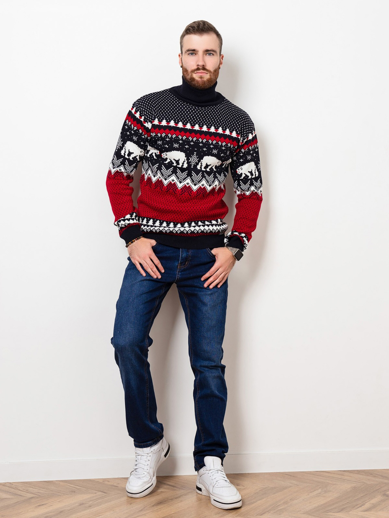 Водолазка ISSA Plus модель GN4-51_blue Водолазка ISSA Plus модель GN4-51_blue Фото