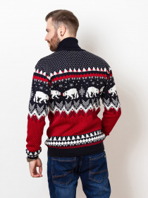 Водолазка ISSA Plus модель GN4-51_blue Водолазка ISSA Plus модель GN4-51_blue Фото