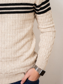 Светр ISSA Plus модель GN4-52_beige Фото