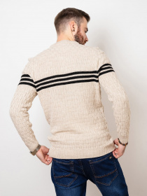 Свитер ISSA Plus модель GN4-52_beige Свитер ISSA Plus модель GN4-52_beige Фото