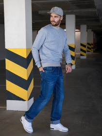 Свитшот ISSA Plus модель GN-456_lightgray Фото