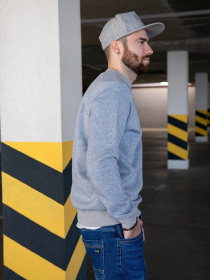 Світшот ISSA Plus модель GN-456_lightgray Фото