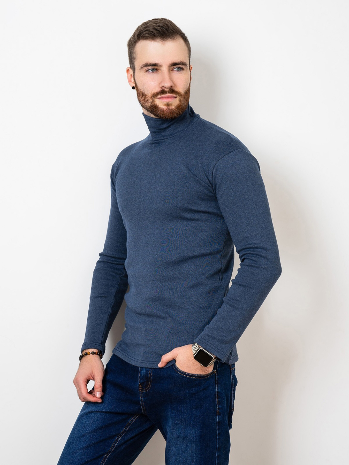 Водолазка ISSA Plus модель GN4-56_blue Фото