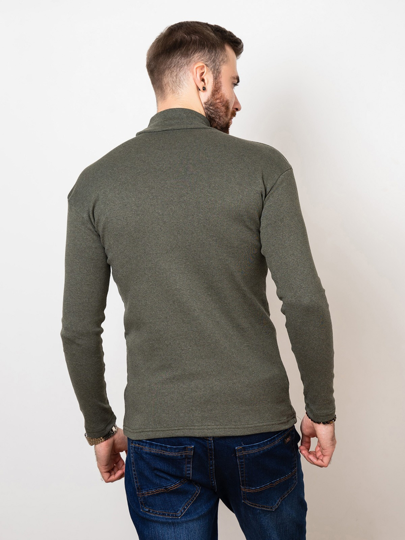 Водолазка ISSA Plus модель GN4-56_khaki Фото