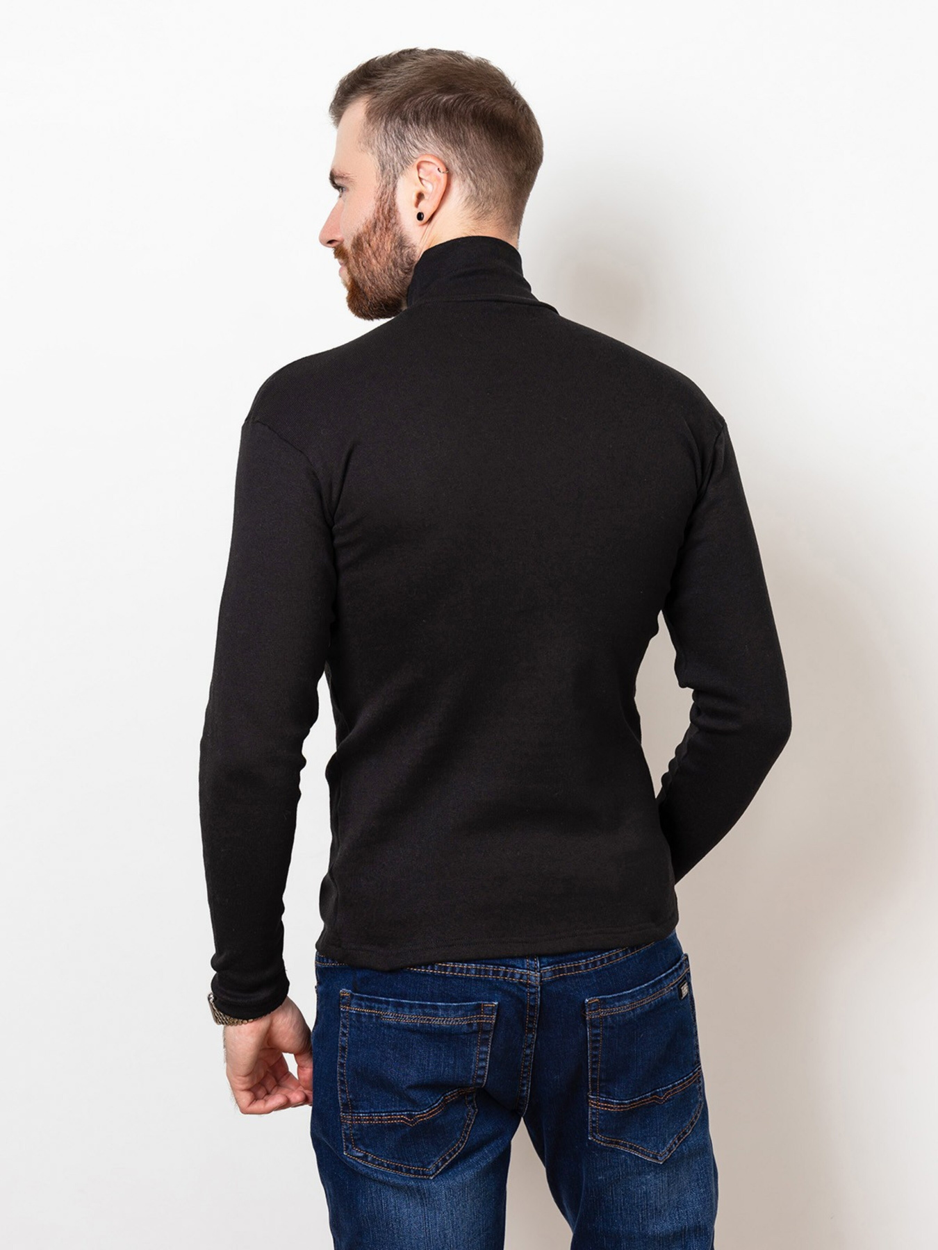 Водолазка ISSA Plus модель GN4-56_black Водолазка ISSA Plus модель GN4-56_black Фото