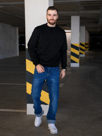 Свитшот ISSA Plus модель GN-456_black Фото