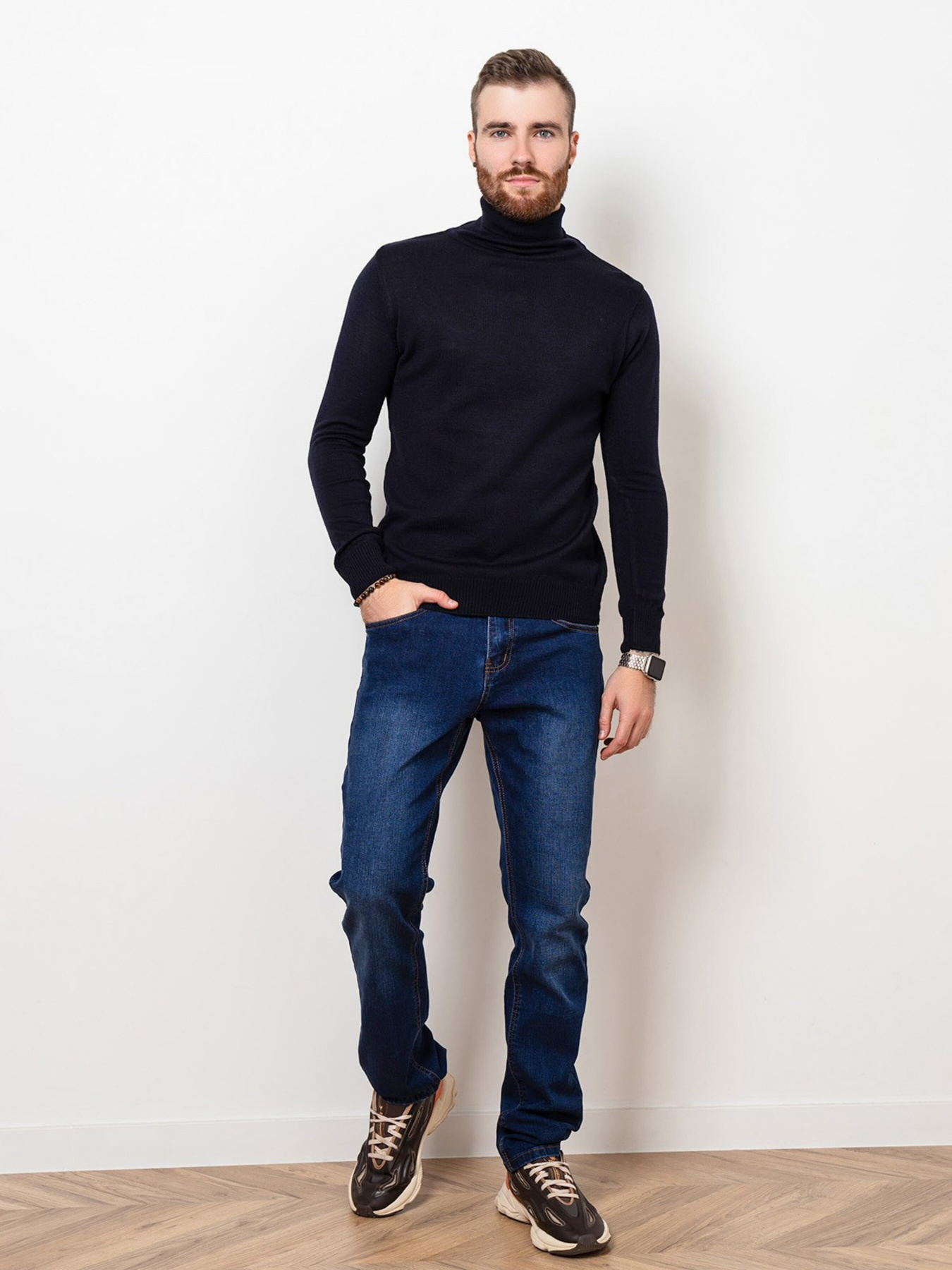 Водолазка ISSA Plus модель GN4-57_darkblue Фото