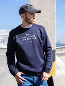 Світшот ISSA Plus Модель GN-457_darkblue Фото